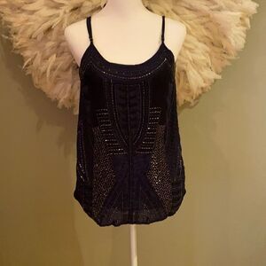 Lucky Brand Beaded camisole style top